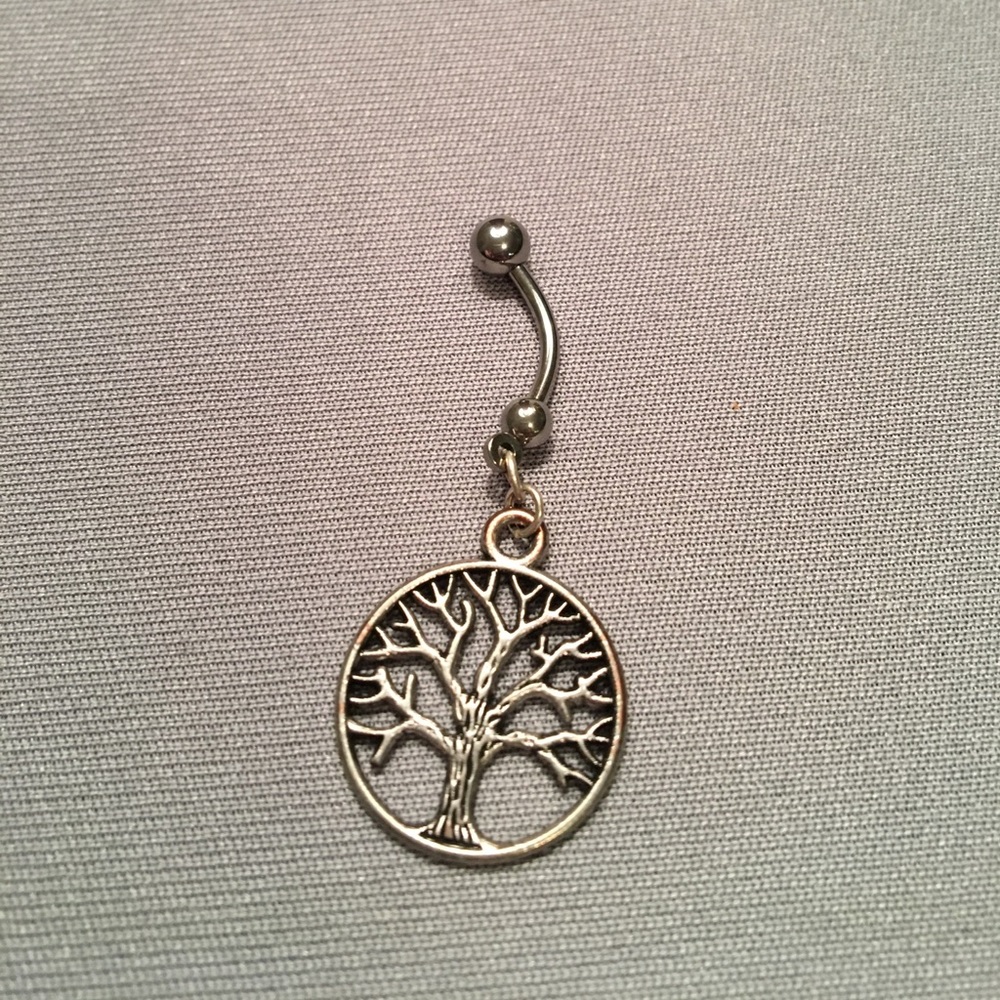 Tree Belly Button Ring (Never Worn)