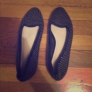 loeffler randall suede studded flats