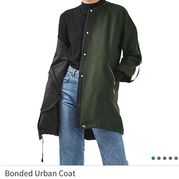 Topshop bonded urban coat - Picture 1 of 2