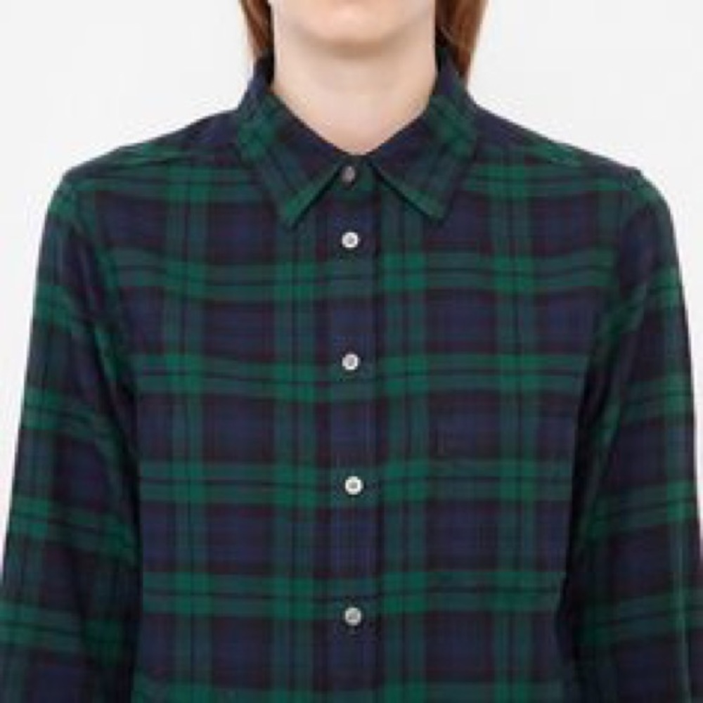Uniqlo Green Flannel