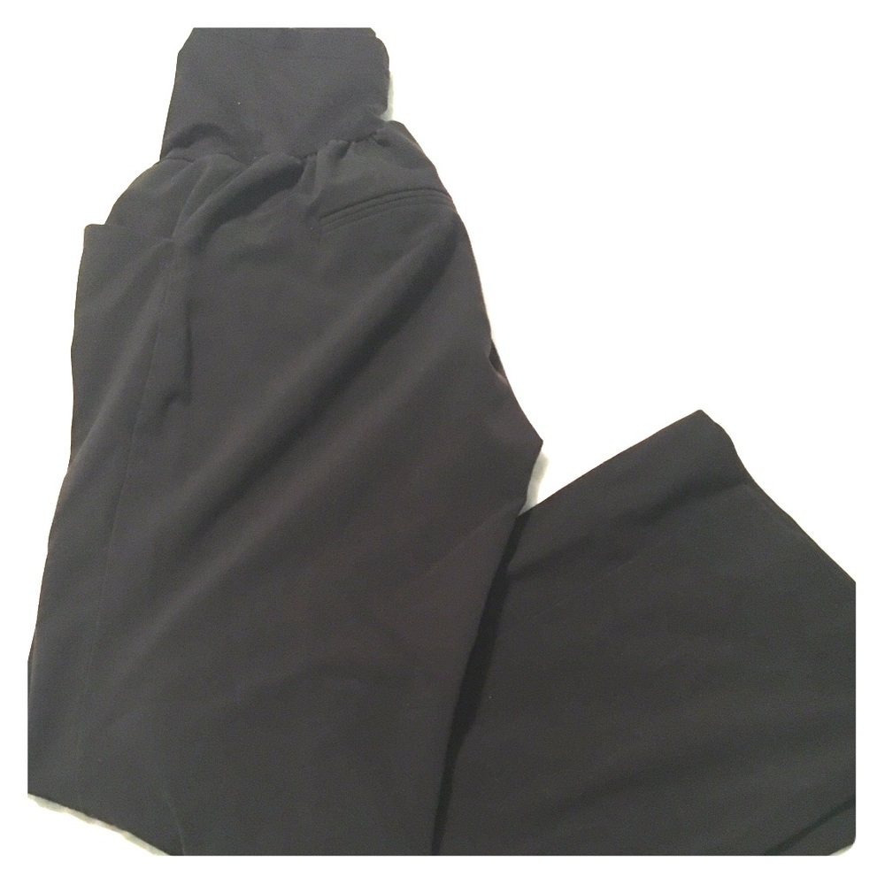 Petite Motherhood Maternity Black Slacks
