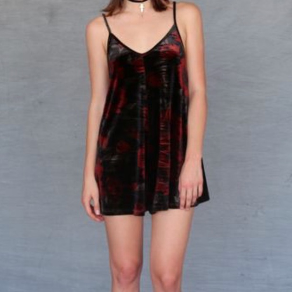 Necessary Clothing Velvet Dress NWT
