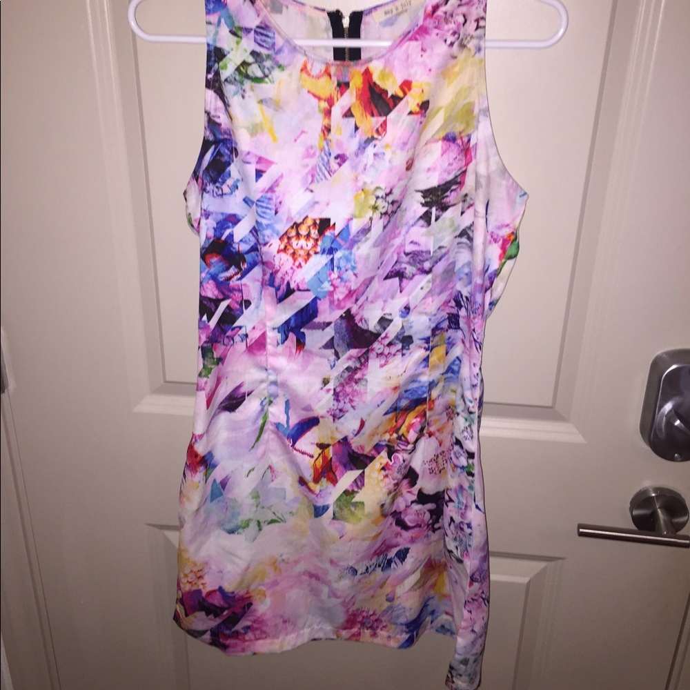 Colorful printed dress