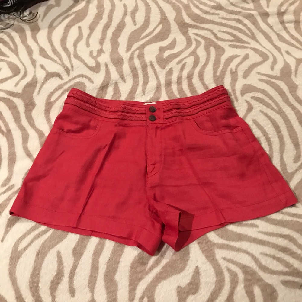 Ella Moss coral color shorts.  Perfect for spring!