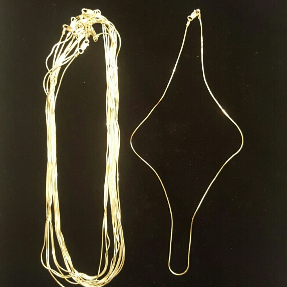 Italian 925 silver chains. 10 inches