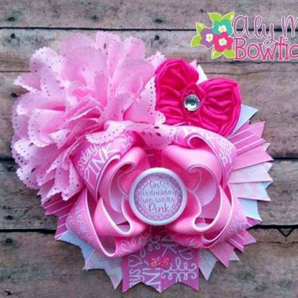 On Wednesday We Wear Pink Hairbow
