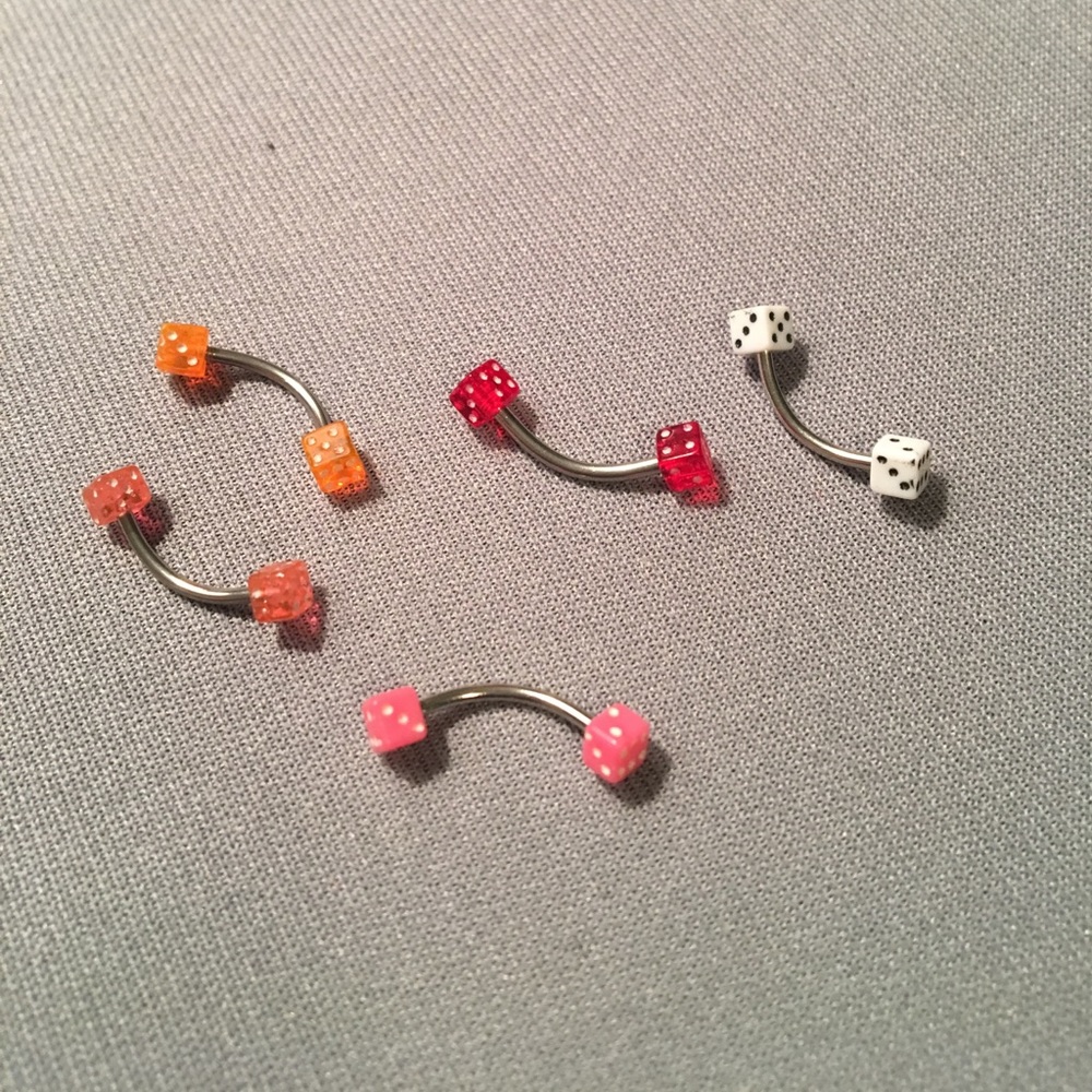 Dice Curved Barbells
