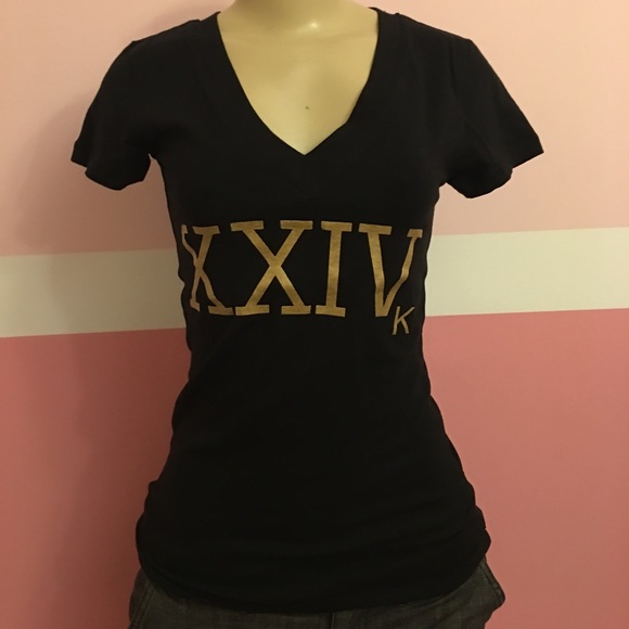 New Women XXIV K/ 24K Bruno Mars Black Shirt - Picture 1 of 4
