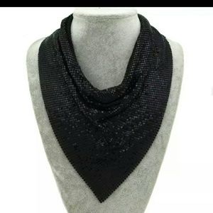 Black collar necklace