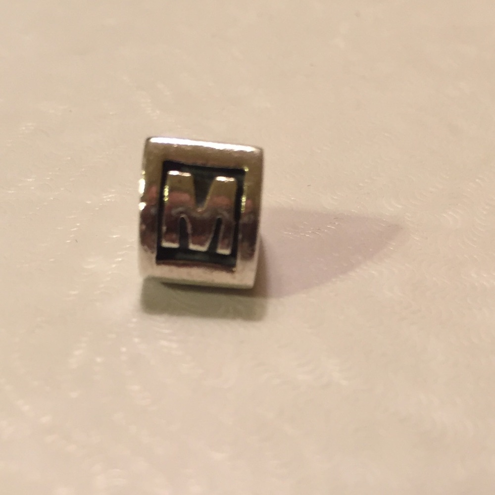 M Pandora charm