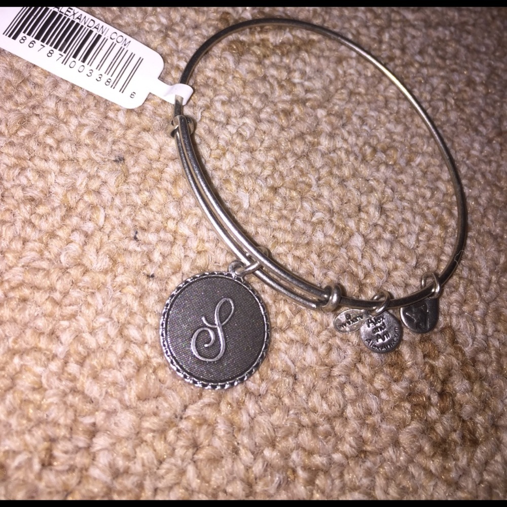Alex & Ani "S" Charm Bracelet