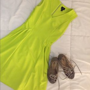 Worthington yellow/green dress 👗