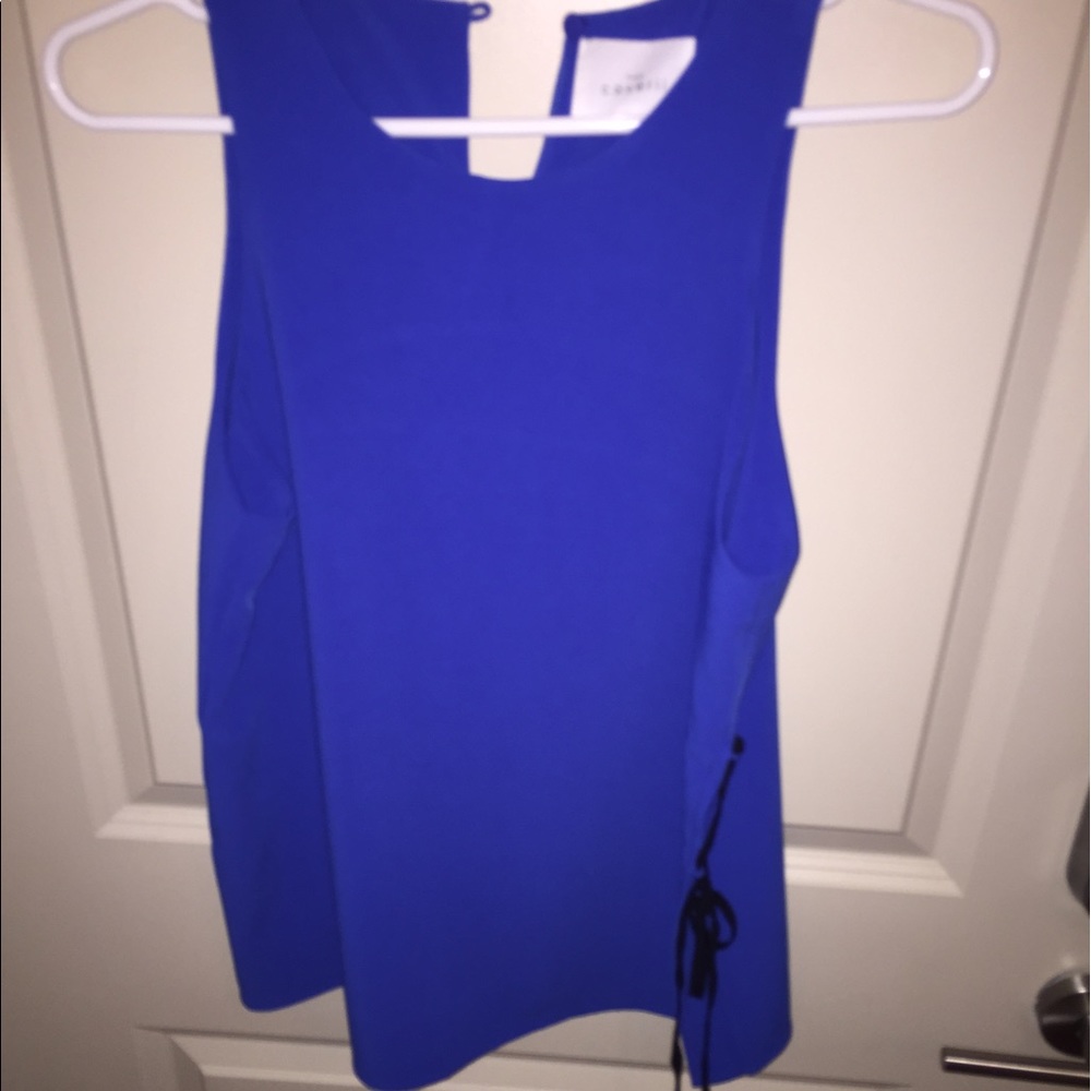 Royal blue top