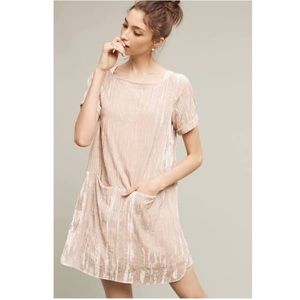 Crinkled Velvet Tunic