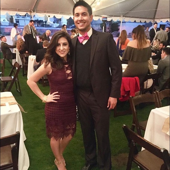 Soieblu Diamond Crochet Knit Dress - Picture 5 of 5