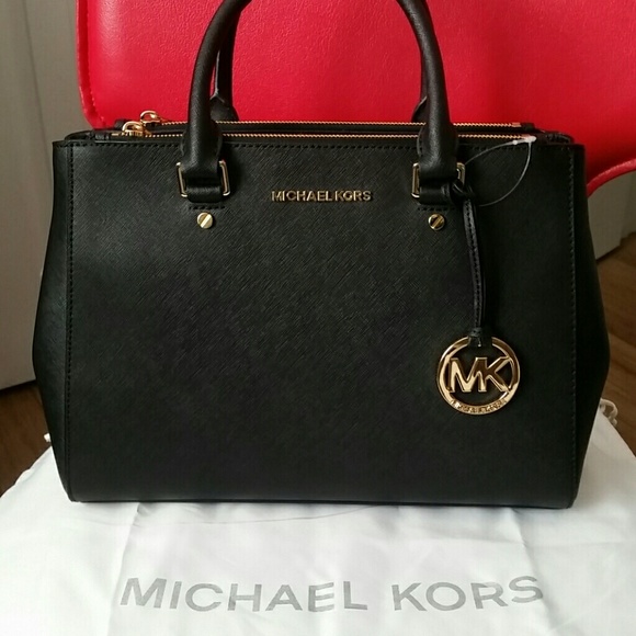 MICHAEL Michael Kors Handbags - Michael Kors Medium Sutton Satchel, NWT