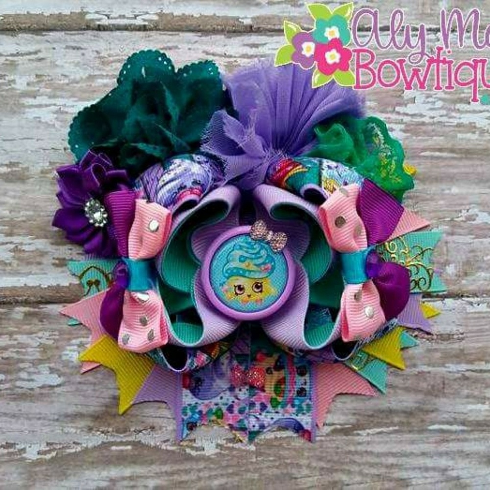 Shopkins Cupcake Hairbow