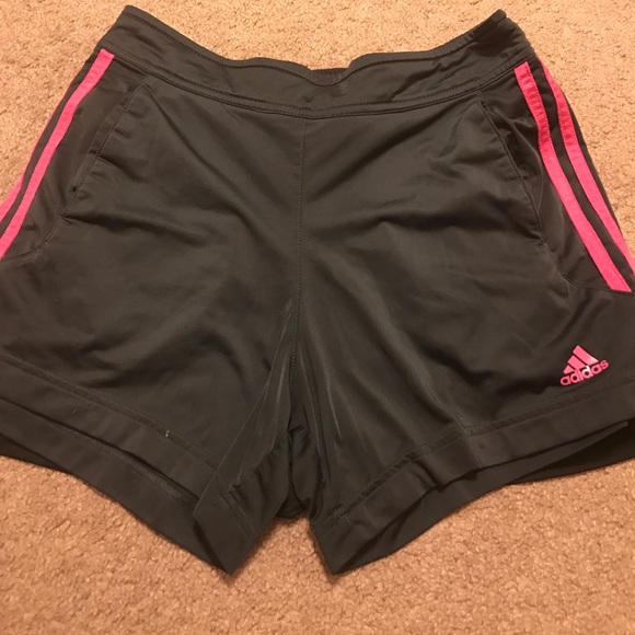 3 pairs of adidas shorts! Light blue, pink, &green - Picture 3 of 4
