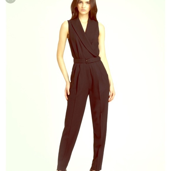 Rachel Zoe Pants - Rachel Zoe Black Belted Jumpsuit