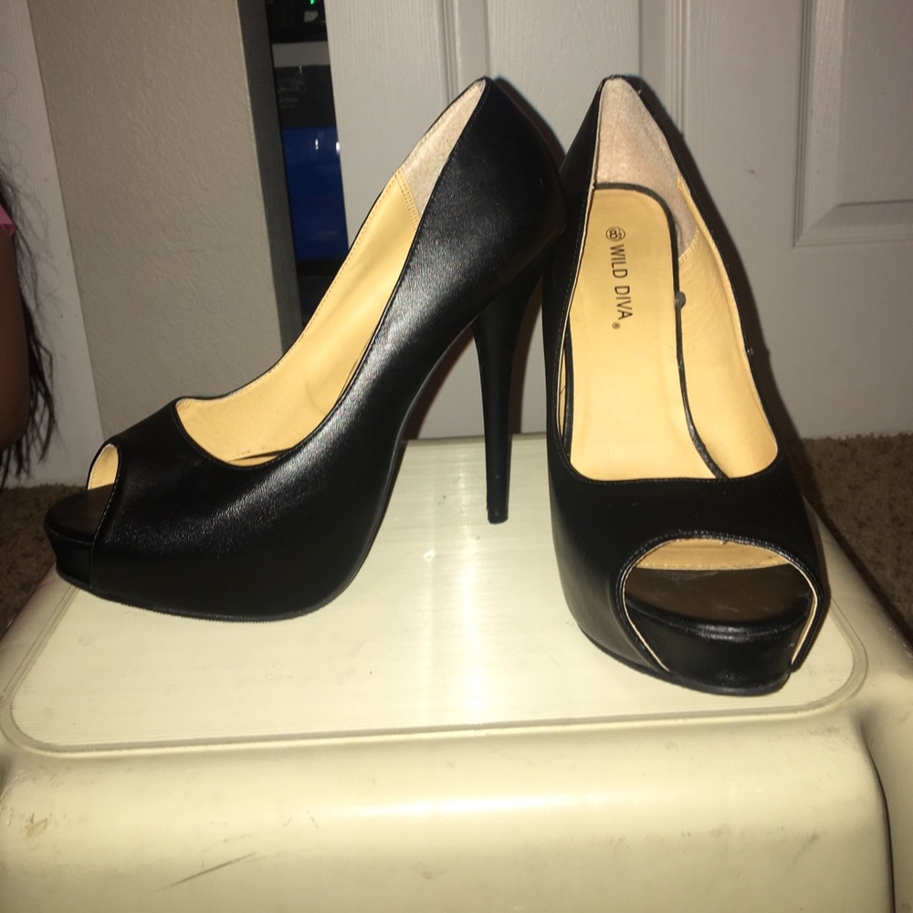 Leather heels