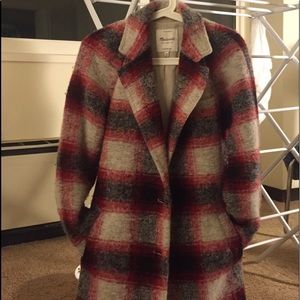 Madewell wood blend coat.