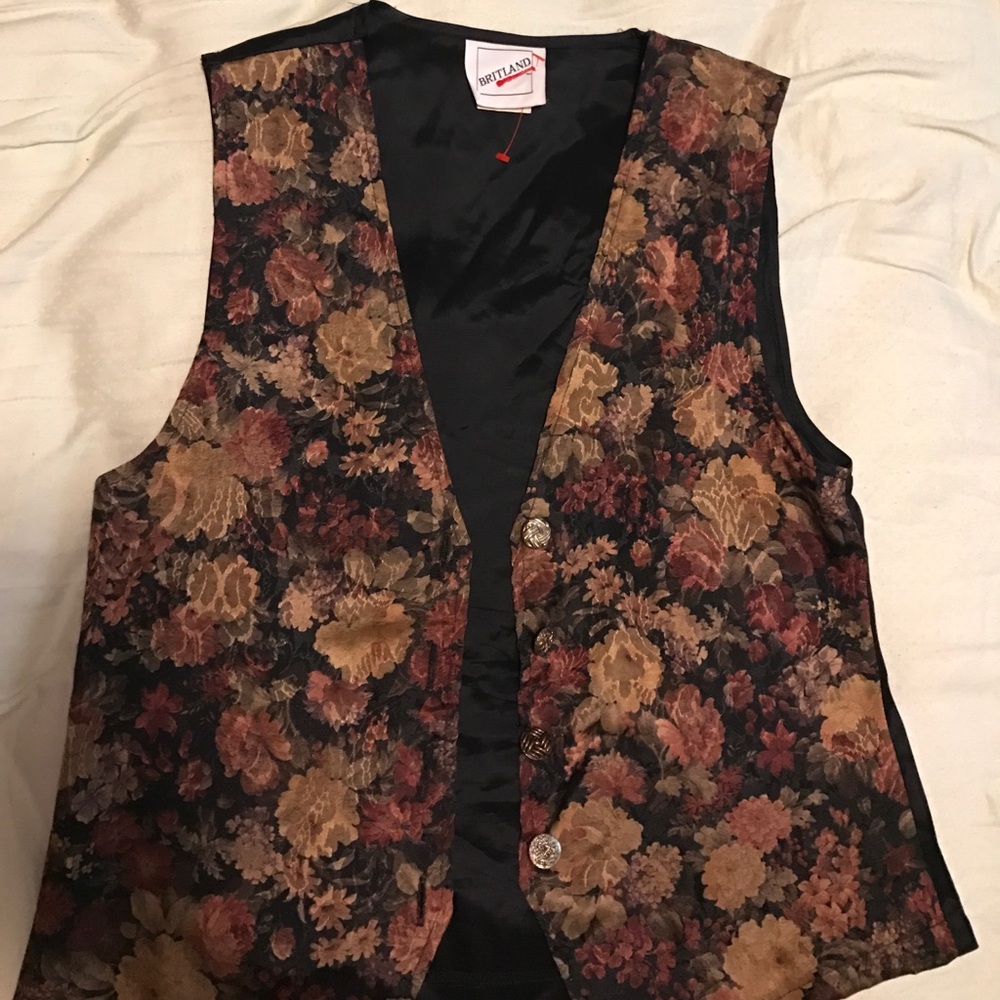 Vintage Floral Vest