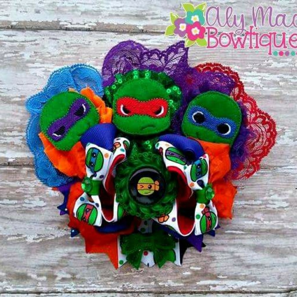 Ninja Turtle Hairbow