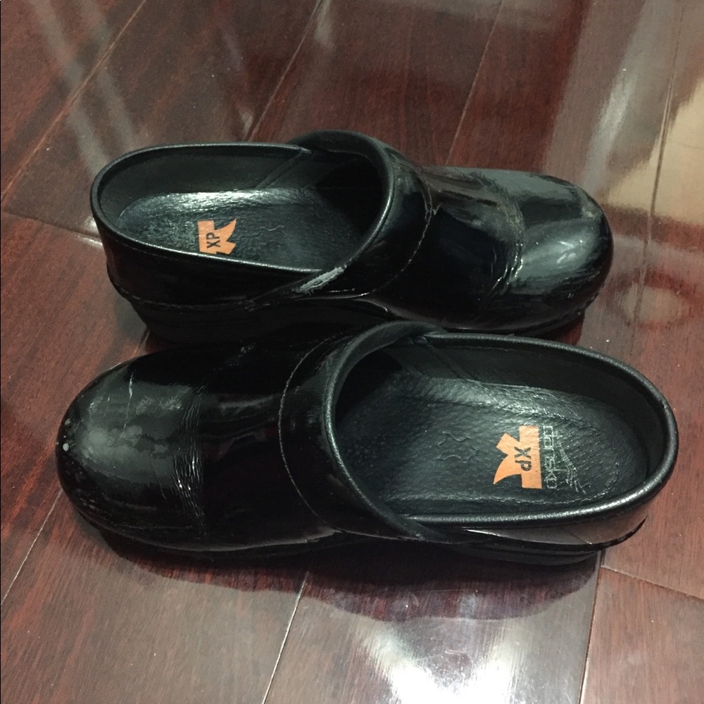 Black Patent Leather Professional XP Danskos
