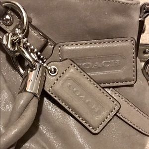 Coach Madison Pleated Leather Sophia F22563 Grey
