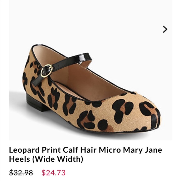 Adorable leopard print Marianne kitten heels! - Picture 4 of 4