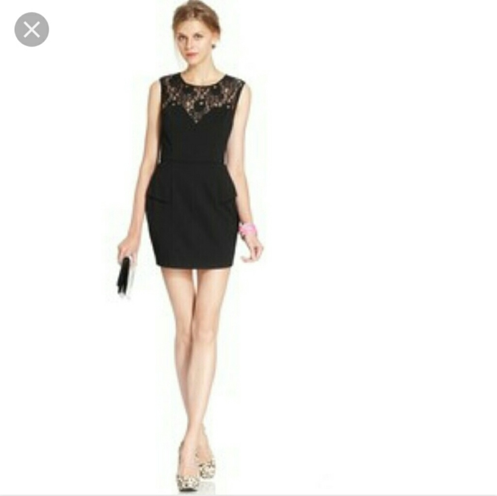 Black Lace Top Dress (Never Worn)