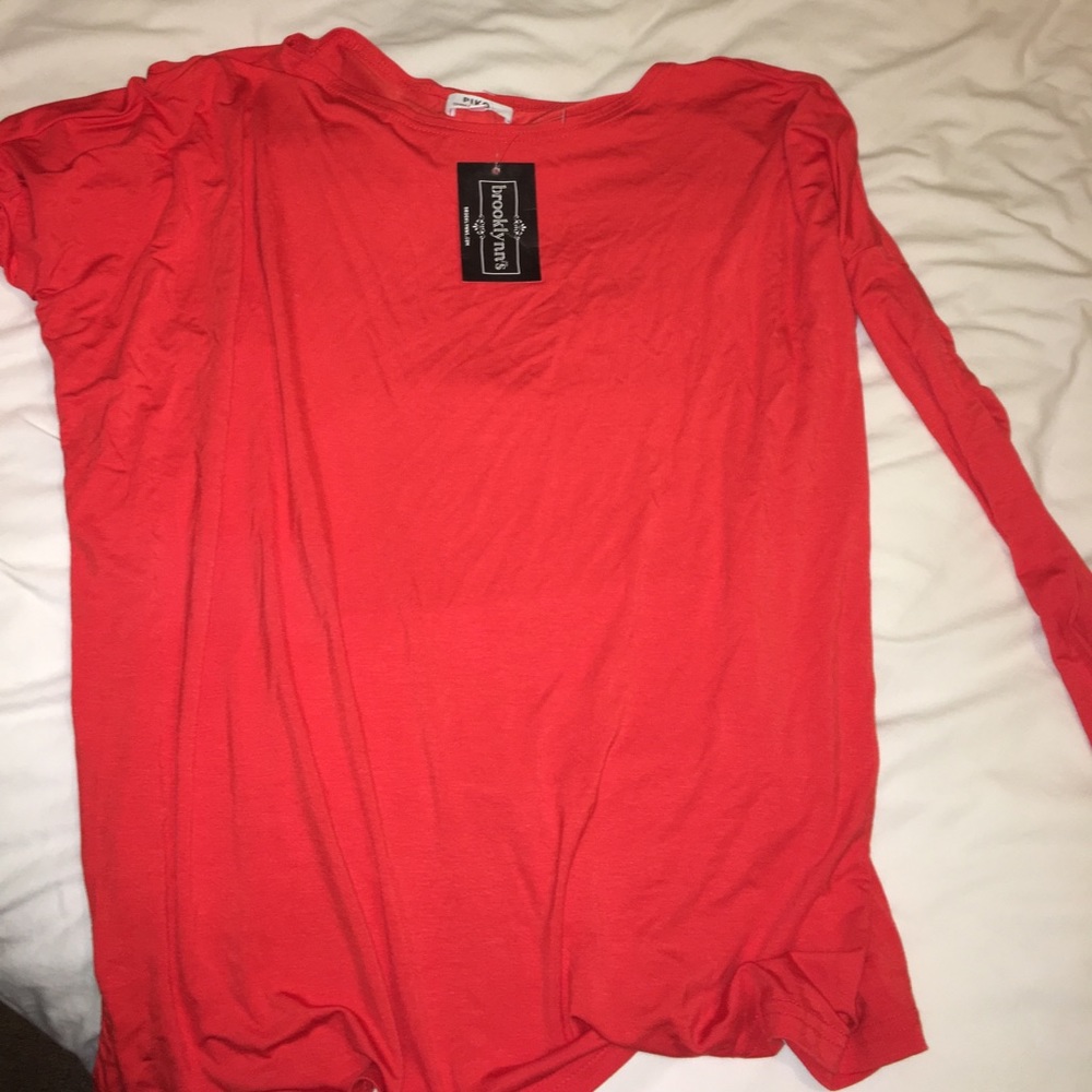 NWT orange long sleeve piko!!!