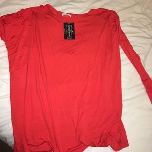 NWT orange long sleeve piko!!!