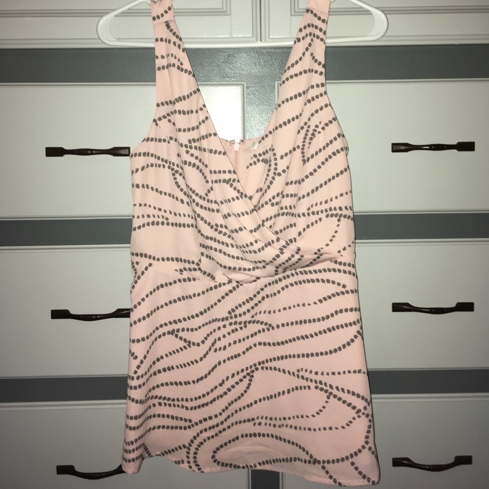 Cabi pink and gray Sophia cami