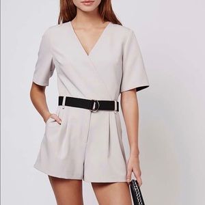 BNWT Topshop Judo Wrap Playsuit sz 8