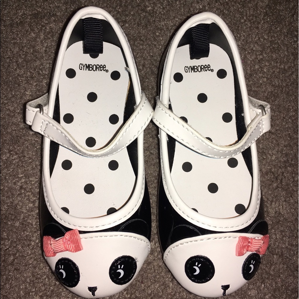 Gymboree Panda Bear Mary Janes