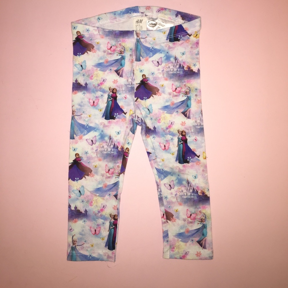 Frozen Leggings- H&M Baby 9-12 mos