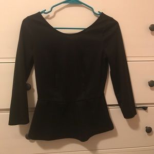 The Limited peplum shirt