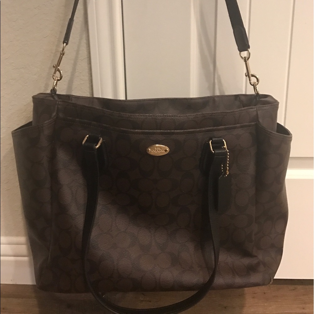 Coach baby tote