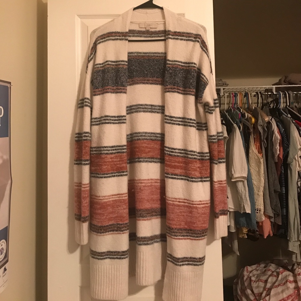 LOFT oversized cardigan