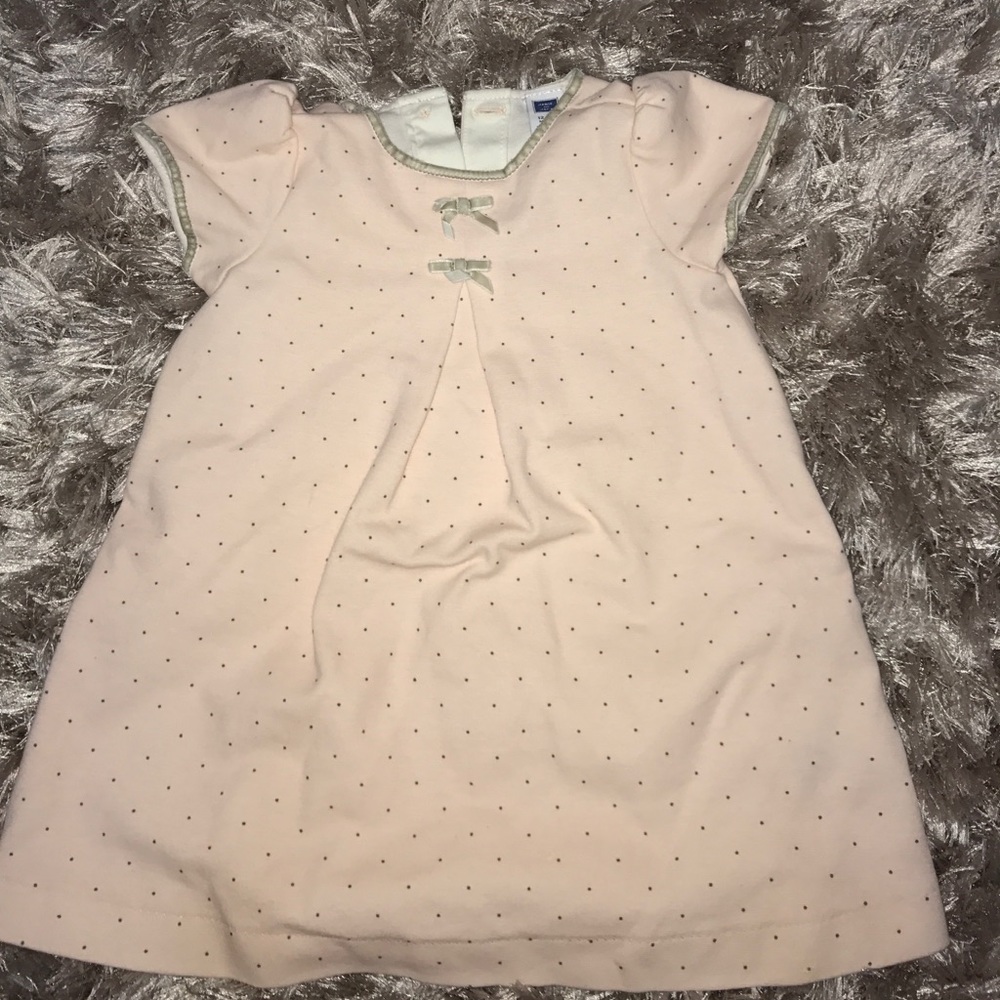 Janie and jack blush pink dress