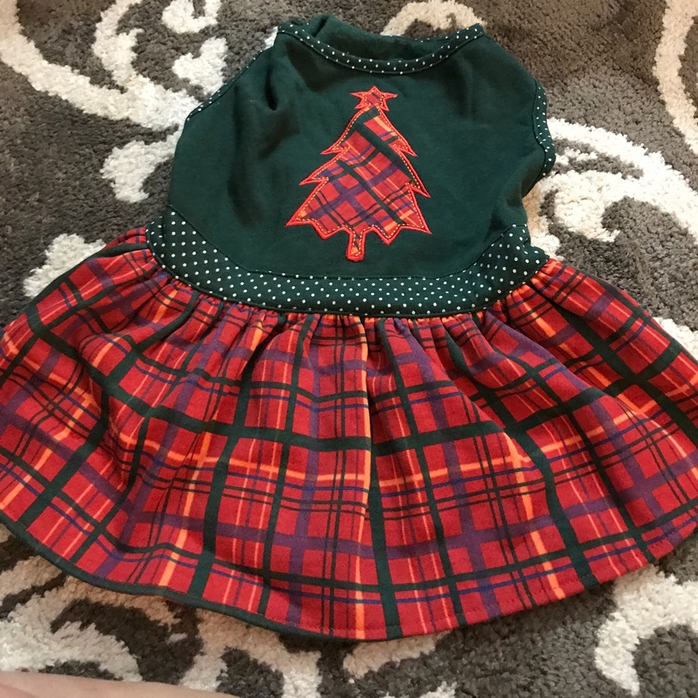 NWOT X-mas dog sweater dress szM