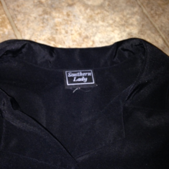 Black Dress Button Down - Picture 2 of 4