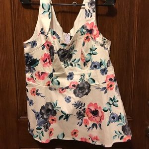 Peplum floral top