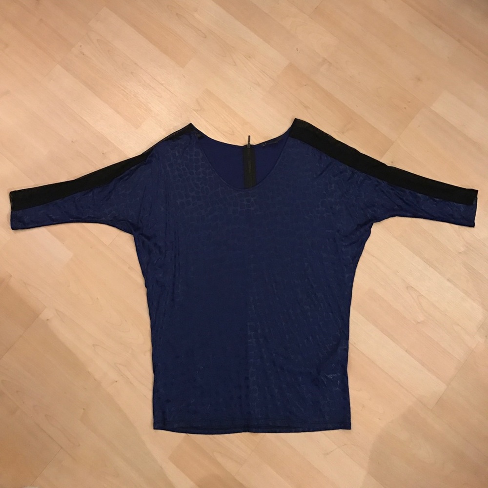 Blue AX Armani Exchange Top