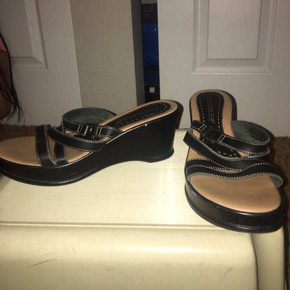 Sandals.