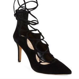 Vince Camuto lace up heels
