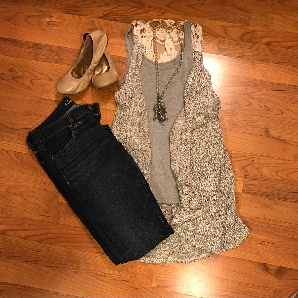 Blu Pepper crochet cardigan