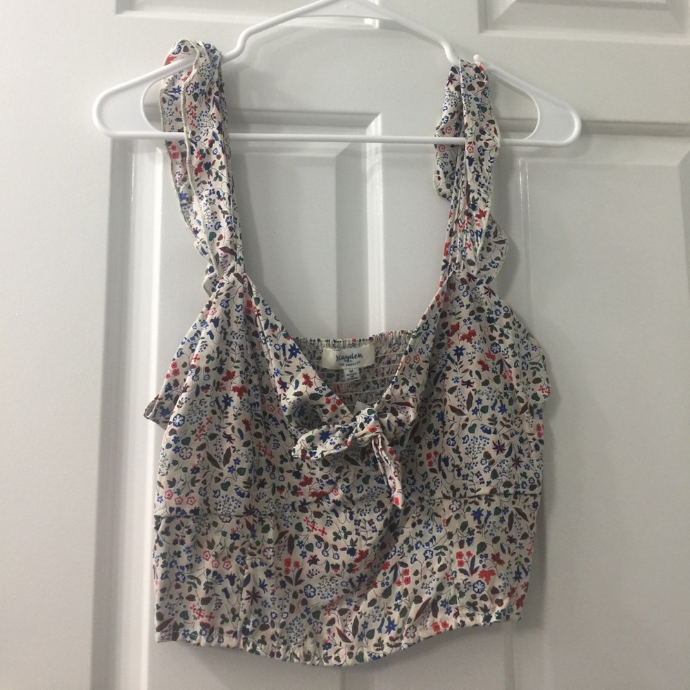 Floral crop top