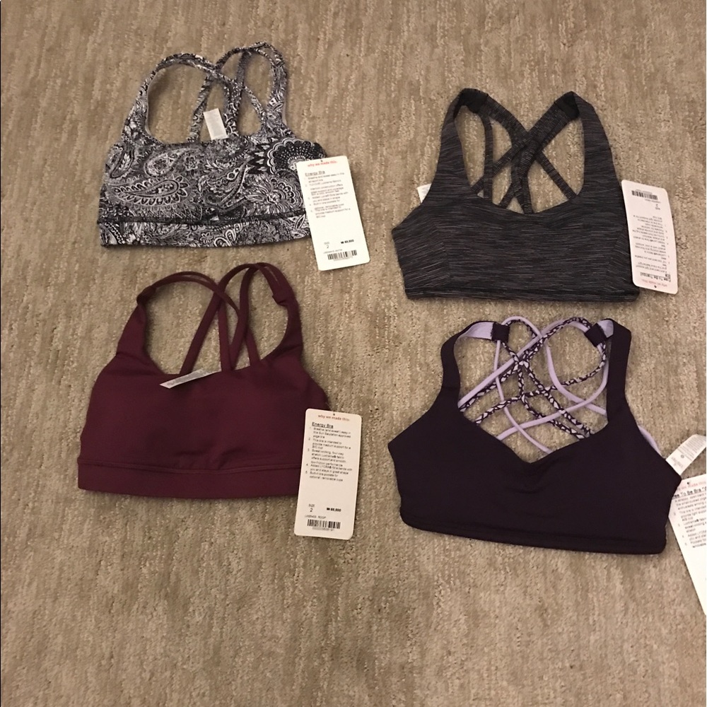 Bundle! NWT Lulu bras, sz 2